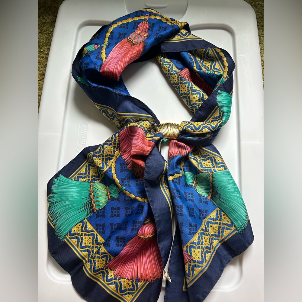 Vintage Avon Scarf and Clasp